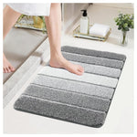 24" X 17" Non-Slip Ultra Soft Absorbent Bath Mat (Various)