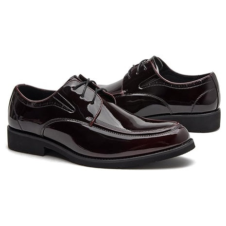 Men's Patent Leather Oxford Dress Shoes