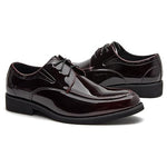 Men's Patent Leather Oxford Dress Shoes