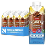 24-Pack Carnation Breakfast Essentials Rich Milk Chocolate Shakes with Fiber (OU-D, 8oz)