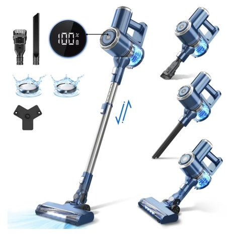 PrettyCare 6-in-1 2600mAh Cordless Stick Vacuum Cleaner