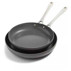 2-Piece The Cellar Hard-Anodized Aluminum Frypan Set