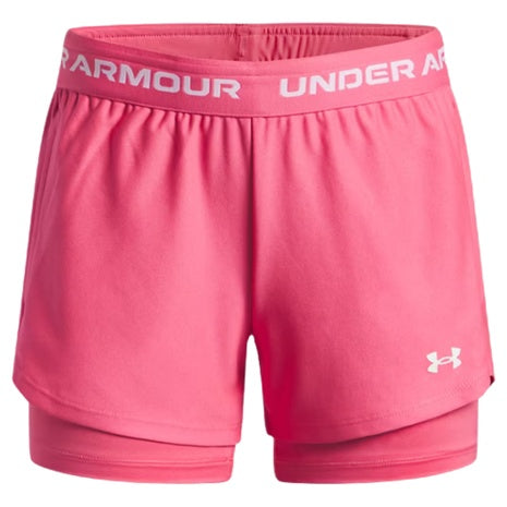 Under Armour Tech Play Up Girls' 2-in-1 Shorts (2 Colors)