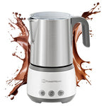 16.9 oz Maestri House 600W 4-in-1 DualFro 400 Electric Milk Frother & Steamer