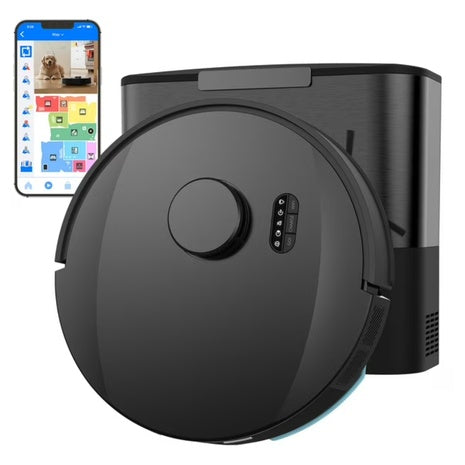 BObsweep UltraVision Self-Empty Robot Vacuum & Mop