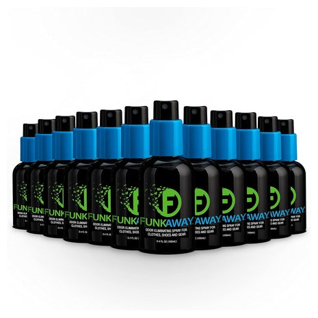 12‑Pack FunkAway Travel‑Size Odor Eliminator Sprays