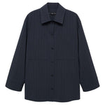 Women's Pinstripe Overshirt