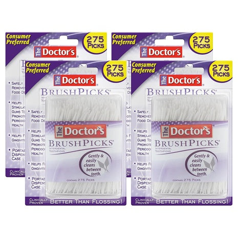1100-Count The Doctor's BrushPicks Interdental Toothpicks