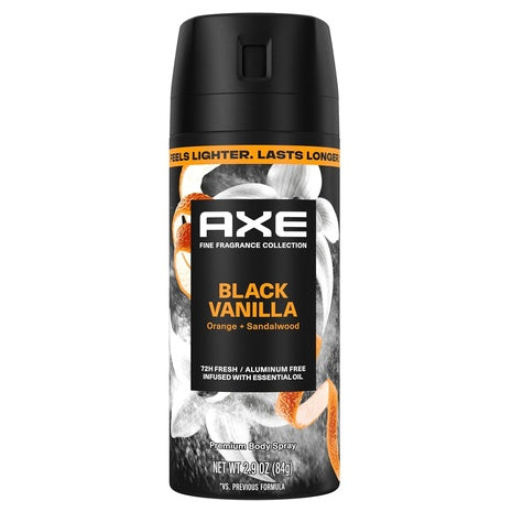AXE Fine Fragrance Black Vanilla Body Spray (2.9oz)