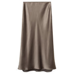 Satin Long Skirt
