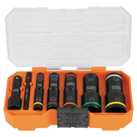 Klein Tools KNECT Flip-10 SAE Impact Socket Set