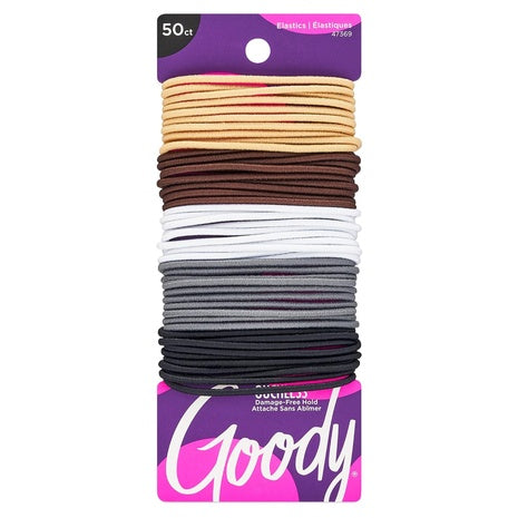 50 Goody Ouchless Elastic Hair Ties