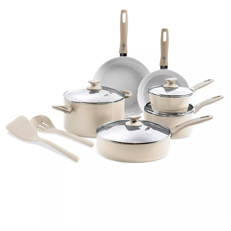 12-Piece GreenPan Dover Ceramic Nonstick Cookware Set