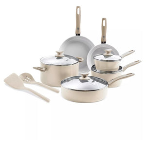 12-Piece GreenPan Dover Ceramic Nonstick Cookware Set
