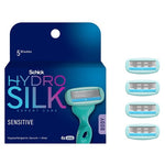 4 Schick Hydro Silk Sensitive Razor Blade Refills