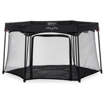Dream On Me Onyx Baby Playpen with Zipper Access Door