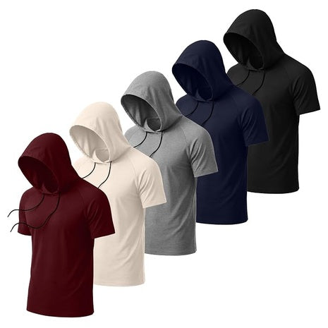 5-Pack Men's Big & Tall Loose Fit Hoodie Sweatshirts (Various)