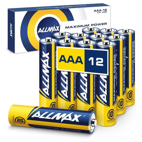 12-Count Allmax 1.5V AAA Maximum Power Alkaline Batteries