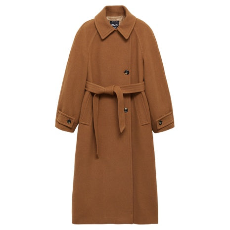 Woollen Coat With Belt