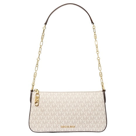 Michael Kors Empire Medium Signature Logo Chain-Link Pochette