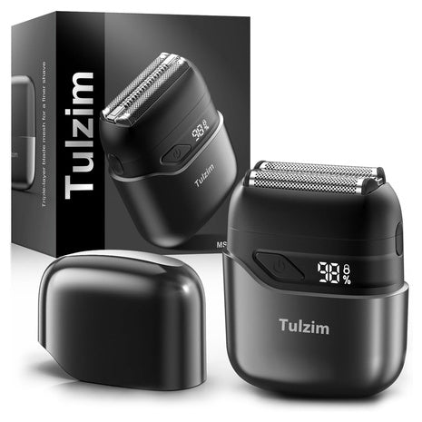 Tulzim Electric Cordless Foil Shaver With 3 Floating Blades