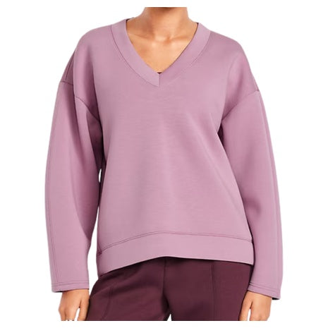 Women's Bounce Fleece V-Neck Cocoon Sweatshirt
