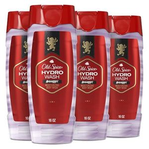 4-Pack Old Spice Hydro Wash Body Wash (16oz)