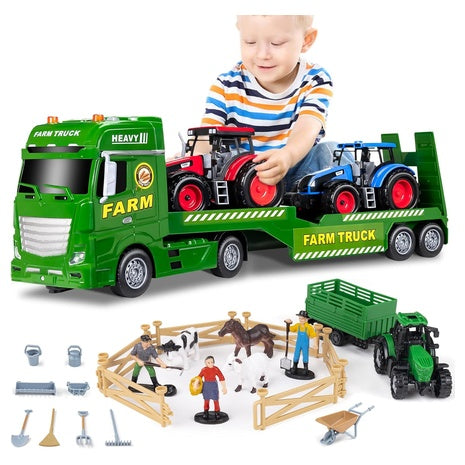 Flatbed Farm Truck Toy for Kids (3 Versions)