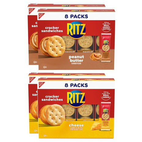 32-Pack RITZ Peanut Butter & Cheese Sandwich Crackers (OU-D)