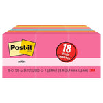 18-Pack Post-it Mini Sticky Notes
