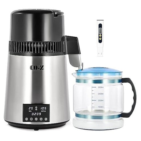 1.1 Gallon Countertop 1750W Distilled Water Machine W/Container