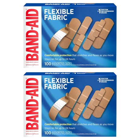 200 Band-Aid Flexible Fabric Bandages