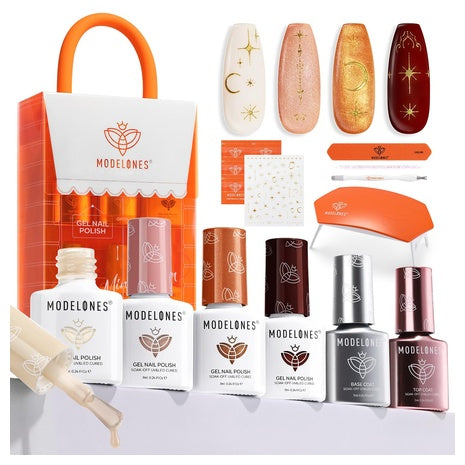 Nail Polish Kit With UV Light