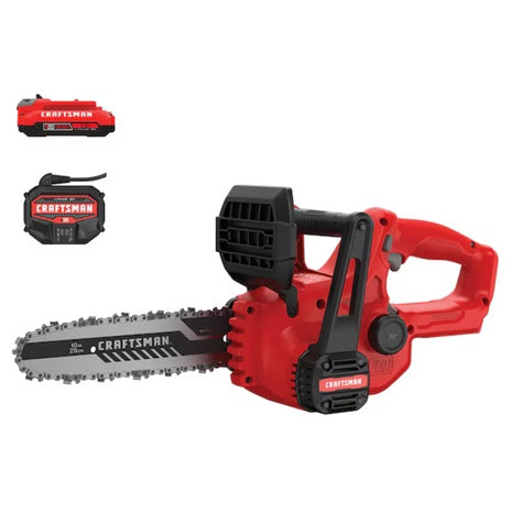 Craftsman V20 20V Max 10" Chainsaw W/ 2.0Ah Battery & Charger