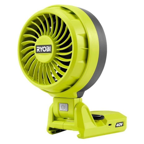 RYOBI 40V Cordless Battery Topper Fan (Tool Only)