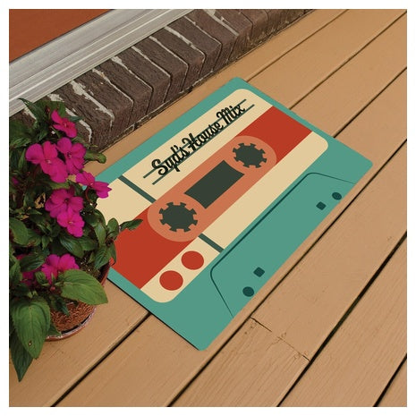 Mixed Tape Welcome Mat