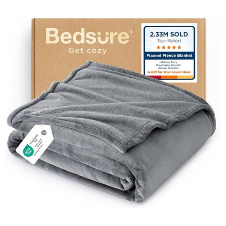 Bedsure GentleSoft Fleece Throw Blanket