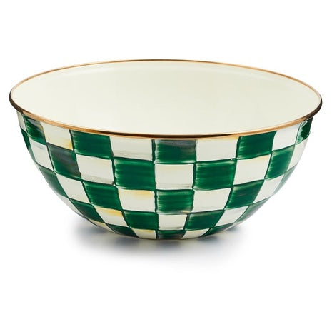 Emerald Check Large Everyday Bowl