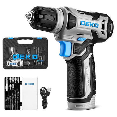 8V Cordless Drill Set with 13 Accessories