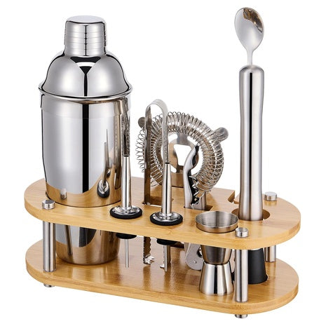 11 Piece Cocktail Shaker Set Bartender Kit