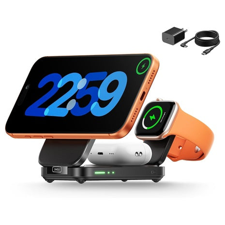 INIU 3-in-1 Foldable Wireless Charging Station