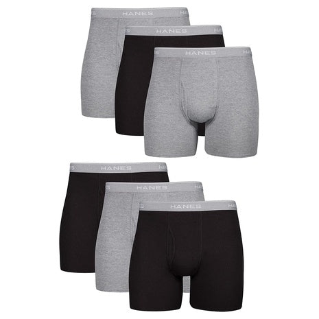 6-Pack Hanes Men’s Cool & Breathable Boxer Briefs