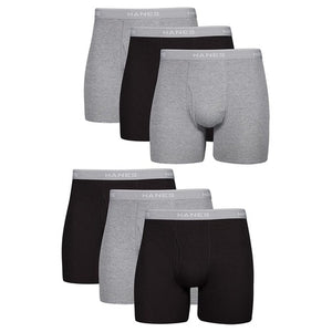 6-Pack Hanes Men’s Cool & Breathable Boxer Briefs