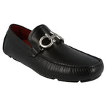 Ferragamo Gancini Leather Loafers