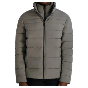 Karl Lagerfeld Paris Men's Quilted Zip-Front Puffer Jacket