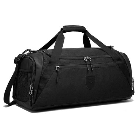 Water Resistant Gym Bag With Shoe & Wet Pocket