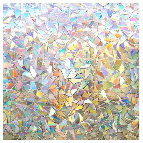 Rainbow Decorative Window Privacy Film (17.5" X 78.7")