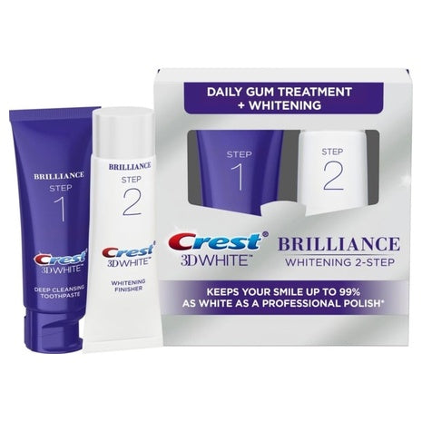 Crest 3D White Brilliance 2-Step Whitening Kit