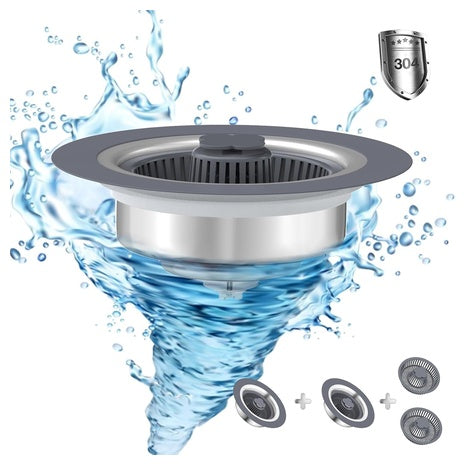 2-Pack Kitchen Sink Strainer