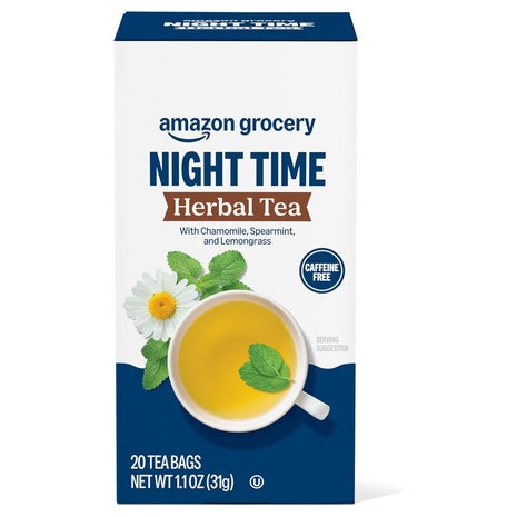 20 Amazon Grocery Night Time Herbal Tea Bags